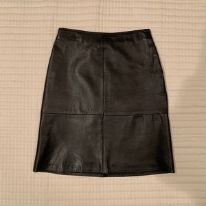 For Joseph Leather Skirt